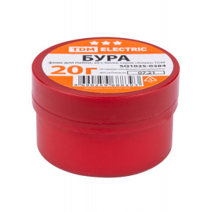 Флюс для пайки, БУРА, 20 г, банка, серия "Алмаз" SQ1025-0384