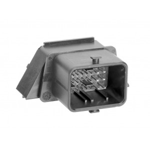 643340100, Разъем штыревой четырехрядный угловой на плату/панель