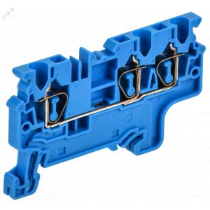 ARMAFIX Клемма пружинная CX2.5-3 BU 2,5мм2 трехконтактная синяя IEK AF-CT40-00-3-K07-002