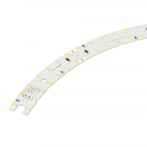 Линейка SL-ARC-D320-A90-5.4W 24V White6000 (дуга 1 из 4) 033873, Светодиодная линейка на светодиодах smd 2835 для профиля SL-ARC-3535-D320-A90, 42 диода на линейку. Цвет БЕЛЫЙ 6000К. Световой поток 730 лм. Питание DC 24V, мощность 5,4 Вт. Размеры 278.675х20х2.5 мм. Максимальная длина последовательного соединения при пи