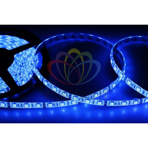 Лента светодиодная 12В, SMD5050, 14,4Вт/м, 60 LED/м, синий, 10мм, 5м, IP65 141-493