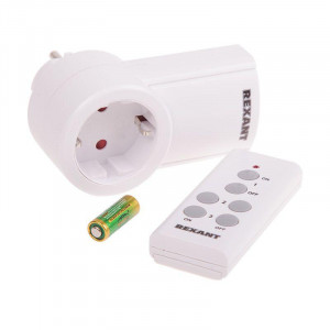 Радиоуправляемая розетка c ПДУ RX-001, один пульт, одна розетка