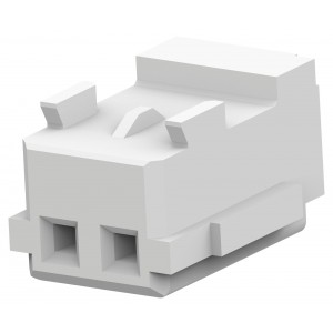 353908-2, Корпус разъема розетка 2 контакт(-ов) 1.5мм прямой монтаж на кабель белый коробка