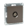 Механизм розетки TV, одиночная, мокко Эпика EKF UP1-SOM-TV-1
