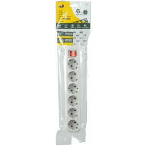 Розетка переносная разб. с выкл. К06В 6 мест CLASSIC KYP11-16-06-00-ZK