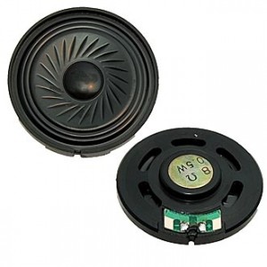 DXP40N-A 0.5W 8 OHM, Капсюль динамический 8 Ом, 0,5Вт, d=40мм, h=6,2мм