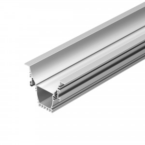 ARH-LINE-6650-F-COMFORT-2000 ANOD, Под заказ от 10 м. Алюминиевый анодированный встраиваемый профиль для светодиодных лент и линеек. Габаритные размеры (LхWхH): 2000x66x50 мм. Паз для установки 50мм. Ширина площадки для ленты 18,2 мм.