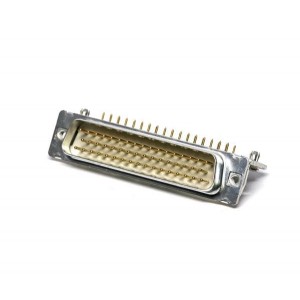 163A18569X, Стандартные соединители D-Sub  DSUB SOLDER PIN ANG 7.19mmPREC MCHND CNT