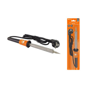 Паяльник ПЭК-105, 105 Вт, 230В, керам. ТЭН, долговечное жало с заземл., прорезин. ручка, "Алмаз"