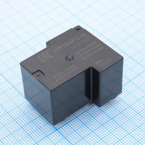 HF165FD-G/12-ZY1STF, Реле силовое 30А одна контактная группа на переключение катушка 12В