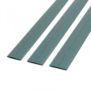 Трубка термоусадочная ТУТ нг 20,0/10,0 зеленая, термоусаживаемая трубка в метровой нарезке, не поддерживает горение