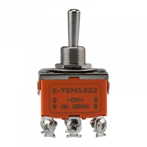 Тумблер 250В 15А (6c) ON-OFF-ON 2п (KN-203) (инд. упак.) 36-4132-1