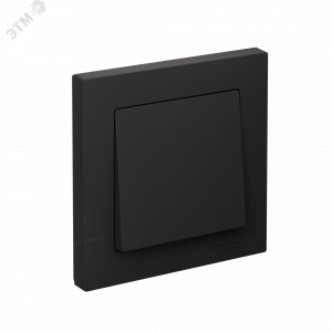 Выключатель 1-кл. СП AtlasDesign 10А IP20 (сх. 1) 10AX в сборе карбон SE ATN001012