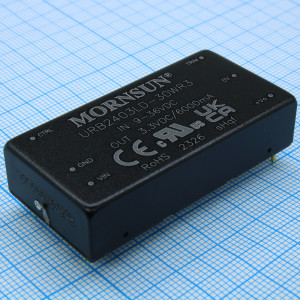 URB2403LD-30WR3, Преобразователь DC/DC на печатную плату 30Вт вход 9В...36В выход 3В 10А