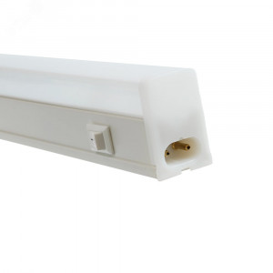 Светильник светодиодный ДПО-9w 4000К 800Лм пластик Т5 IP20 с выключателем и сетевым шнуром 27947