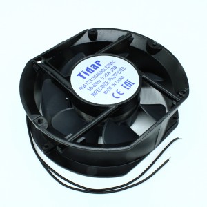 RQA 172x150x50HBL 220VAC, Вентилятор 220В AC, 2200об/мин., 172х150х50мм, 255 м3/час, 50 дБ, подшипник качения, тип вывода - провод