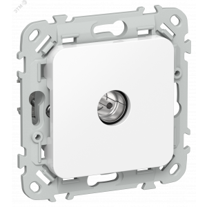 FLITE Розетка TV экранированная проходная тип M РТВм-1-1-2-ФлБ белый IEK FI-A13-P-K01