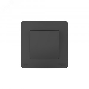 Переключатель 1-кл. СП Blanca 10А IP44 (сх.6) 250В антрацит SE BLNVS410606