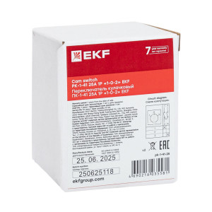 Переключатель кулачковый ПК-1-41 25А 1P 