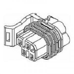 12191757, Автомобильные разъемы 4P FM CREAM CON ASY MP 150 SERIES 14AMPS