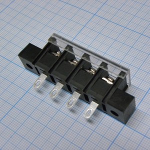DG58H-A-04P-13-00A(H), Барьерный клеммный блок 4 контакта. Серия DG58H-A