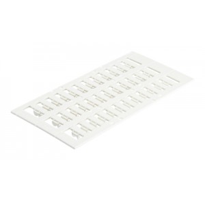 Маркировка кабеля WMS SI2KTM02W/10, Маркировка кабеля, длина 10 мм, PC, 33 шильдика, для плоттера wieplot, цвет: белый