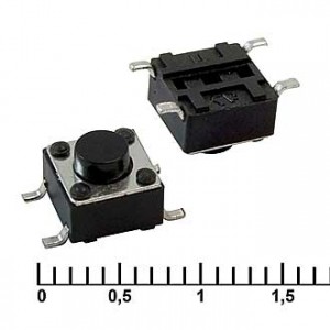 IT-1102WA (6X6X5), Кнопка тактильная IT-1102WA, 6x6x5 мм