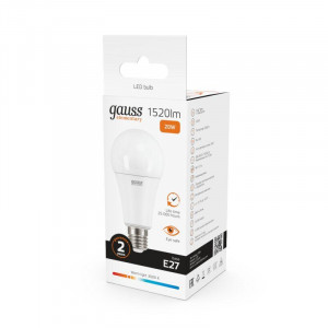 Лампа светодиодная Elementary 20Вт A60 грушевидная 3000К тепл. бел. E27 1520лм 23219