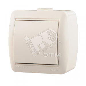 Выключатель 1-кл. ОП Nata 10А IP20 бел. 710-0200-100