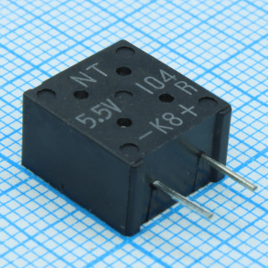 FMR0H104ZF, Ионистор 0.1Ф 5.5В -20%....80% (10.5х 6.5х 11.5мм) радиальный шаг 5мм 50Ом 85°C россыпь