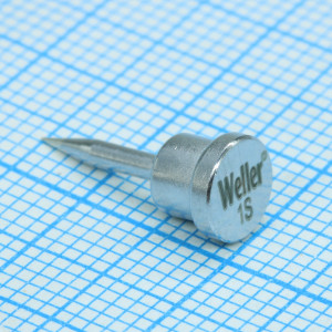 LT 1S soldering tip 0,2mm, Жало для паяльника WP80/WSP80/FE75, тонкий круг D=0,2мм, L=15мм