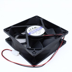 JF1238B1HR-C, Вентилятор 12В DC, 2800об/мин., 3.85м3/мин, 120х120х38мм, подшипник качения