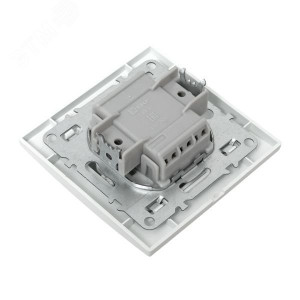 Выключатель 2-кл. СП Минск 10А IP20 бел. Basic ERV10-023-10