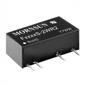 F1212S-2WR2, Преобразователь DC/DC 2 Вт, вход 12 VDC, выход 12 VDC, 0,167 A, SIP на плату