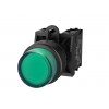 Кнопка выпуклая (зеленая) TS2513-0BL20-R20