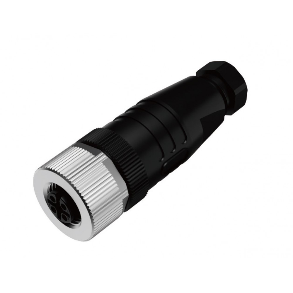 Изображение товара Розеточный разъем M12A05FPSFWSR608001 5 полюсов прямой пластиковый корпус