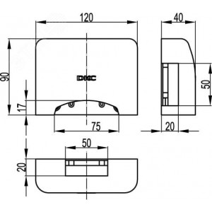Переходник с напольных на настенные короба 11870