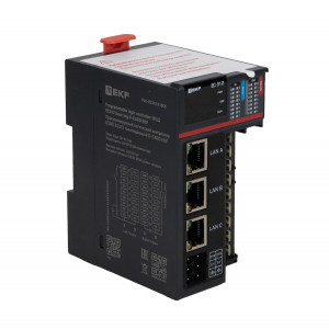 Программируемый логический контроллер (ПЛК) EC312 токоподающий D-CARD EKF PLC-EC312-S-DCD