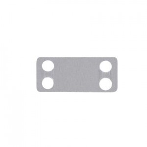 MMP172-C316, Маркировочные наклейки и втулки для проводов MKR Plate 316 SS 4 Hole 1.7 x .75