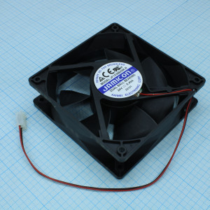 JF1238B2SR-C-R, Вентилятор 24В DC, 3200об/мин., 120х120х38мм, 43.8дБ, подшипник качения