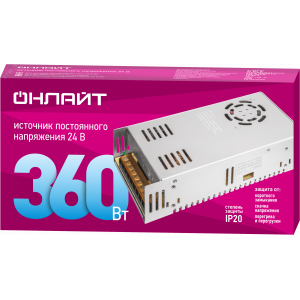 Драйвер 360w OD-P360-IP20-24V 35222