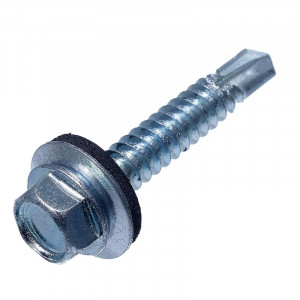 Саморез кровельный 5.5х51 цинк (уп.180шт) ведро СТРОЙМЕТИЗ 2070266