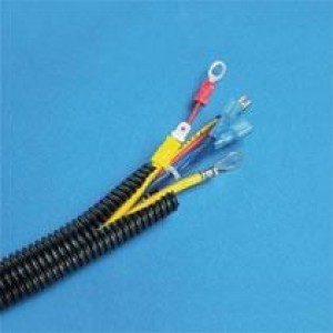 CLT38N-C630, Non-Heat Shrink Tubing and Sleeves Corr. Loom Tub Slit .38 (9.7mm)