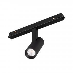 Светильник MAG-FLEX-SPOT-R35-6W Day4000 (BK, 24 deg, 48V) 036319, Светильник для магнитных треков MAG-FLEX. Мощность 6 Вт, св. поток 555лм, 92 лм/Вт, дневной 4000 K, CRI>90, угол 24°, напряжение питания 48 В. Черный фигурный корпус из металл, экран поликарбонат, степень защиты IP20.