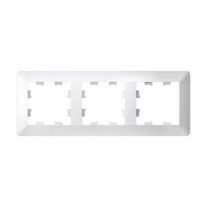 ATLASDESIGN AIR 3-постовая РАМКА, БЕЛЫЙ/дымчатый белый ATN220103