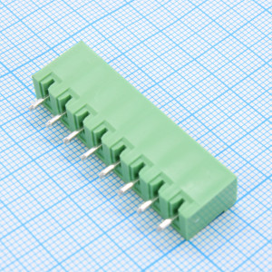2EGTVC-5.0-08P-14-100, Разъемный клеммный блок на плату, 8 контактов. Серия 2EGTVC-5.0