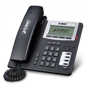 VIP-2020PT, IP телефон, 2 линии, SIP2.0/IAX2, HD аудио, 128*48 LCD, IEEE 802.3af PoE