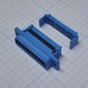 DI-25M   вил.на шлейф пластик, вилка на шлейф