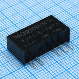 E2412S-1WR3, Преобразователь DC/DC мощность, Вт: 1 вход 24В выход ±12В изоляция: 3000В