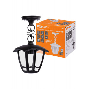 Светильник садово-парковый "СИТИ" НСУ 07-60-001 У1 4-х гранник подвесной черный SQ0330-1303